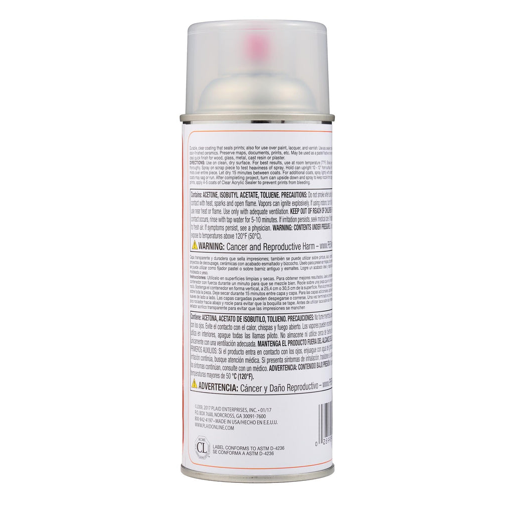 Acrylic Sealer Spray, 12 ounce, Gloss X689