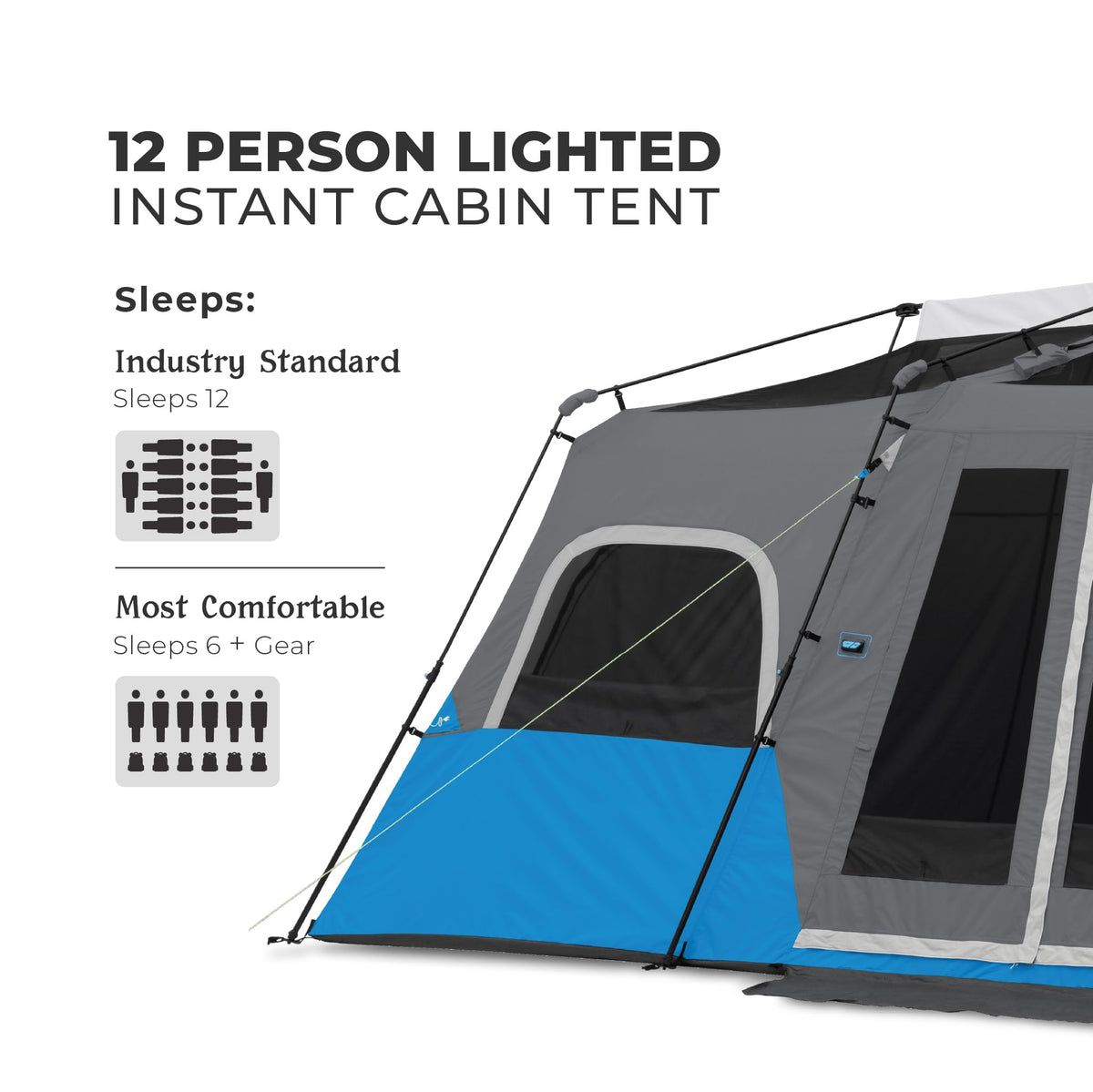 Instant Cabin Tents with LED Lights A9755