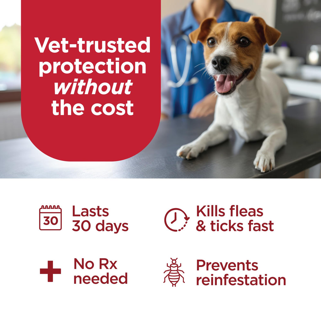 Flea Treatment for Dogs 89+ lbs 3 Doses S3760