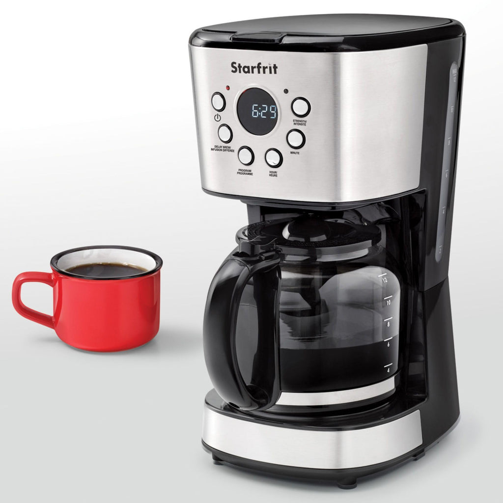 Programmable 12 Cup Stainless Steel Coffee Maker U78861