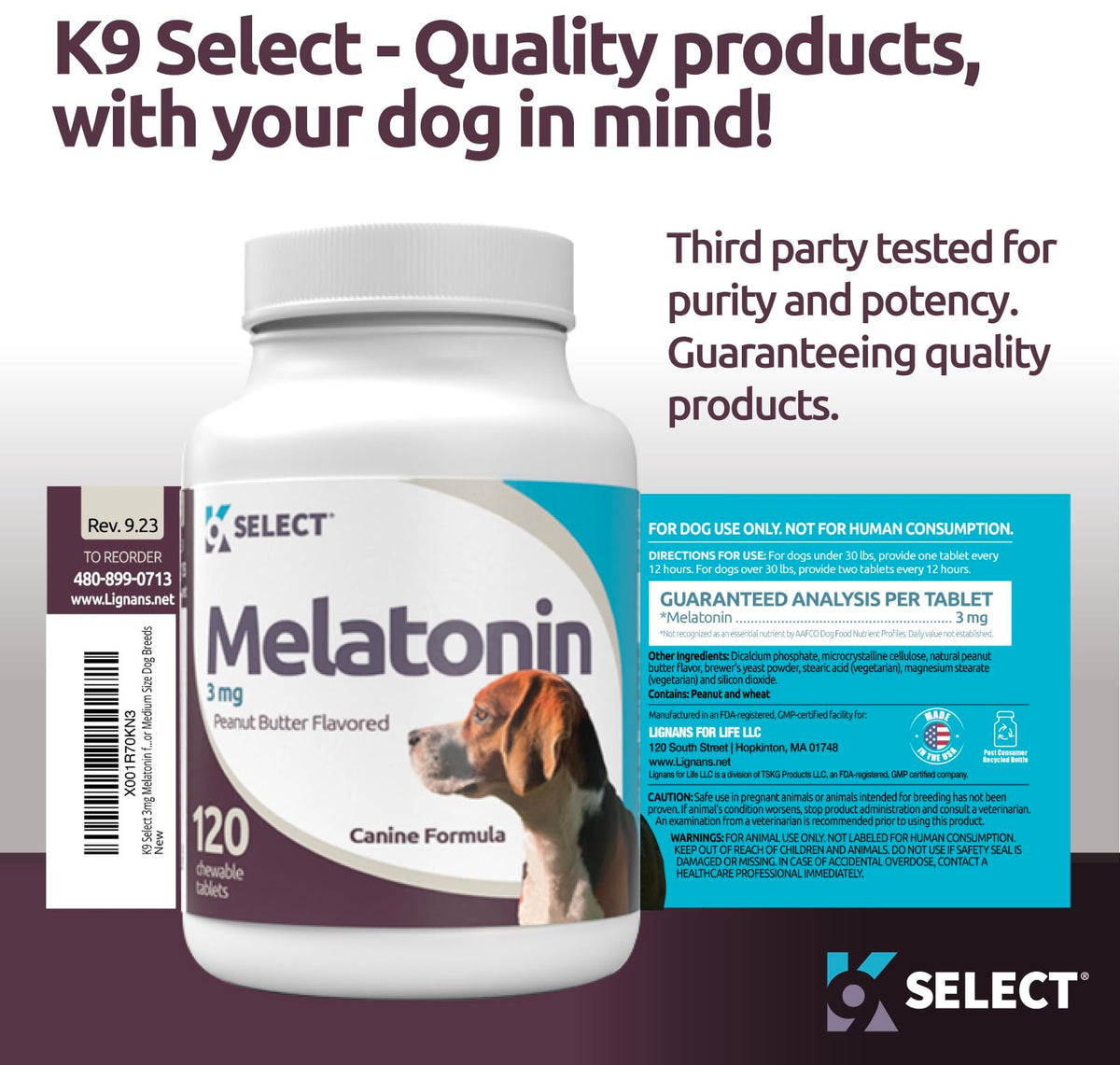 90 Tabs Multi-Formula Supplement & 120 Tabs 3mg Melatonin Chewables C794