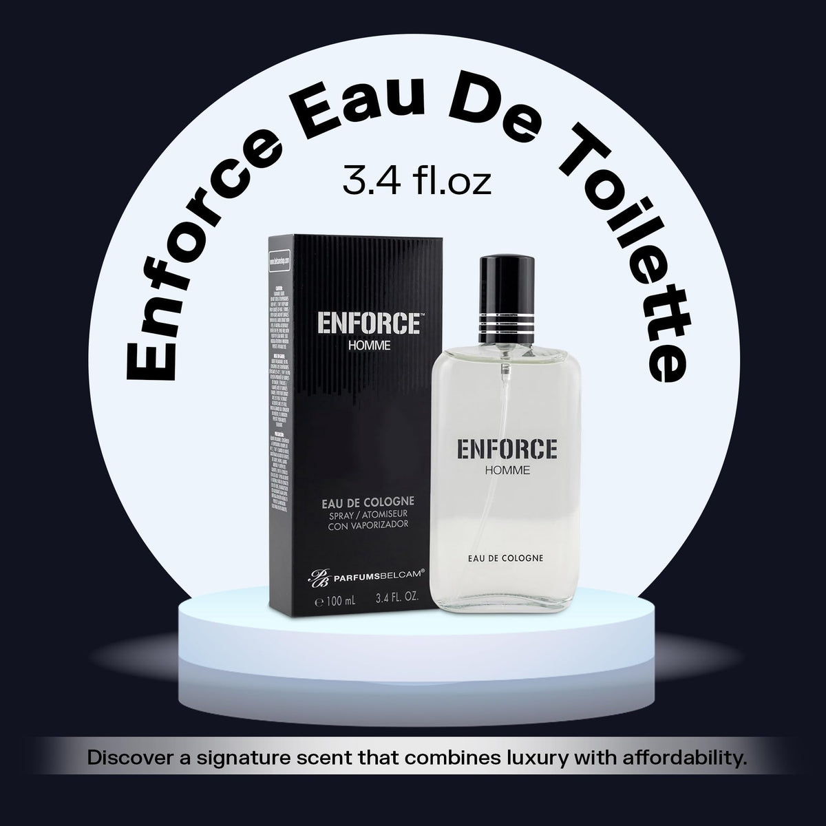 Eau de Toilette Spray Woody Sandalwood Citrus Musk 3.4 Fl Oz K903