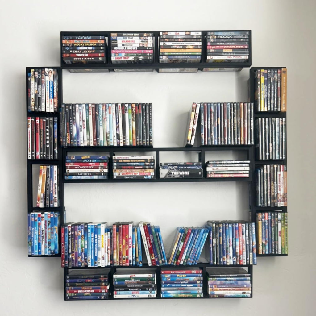 Wall Mount 34 Inch Media Storage Rack K16491