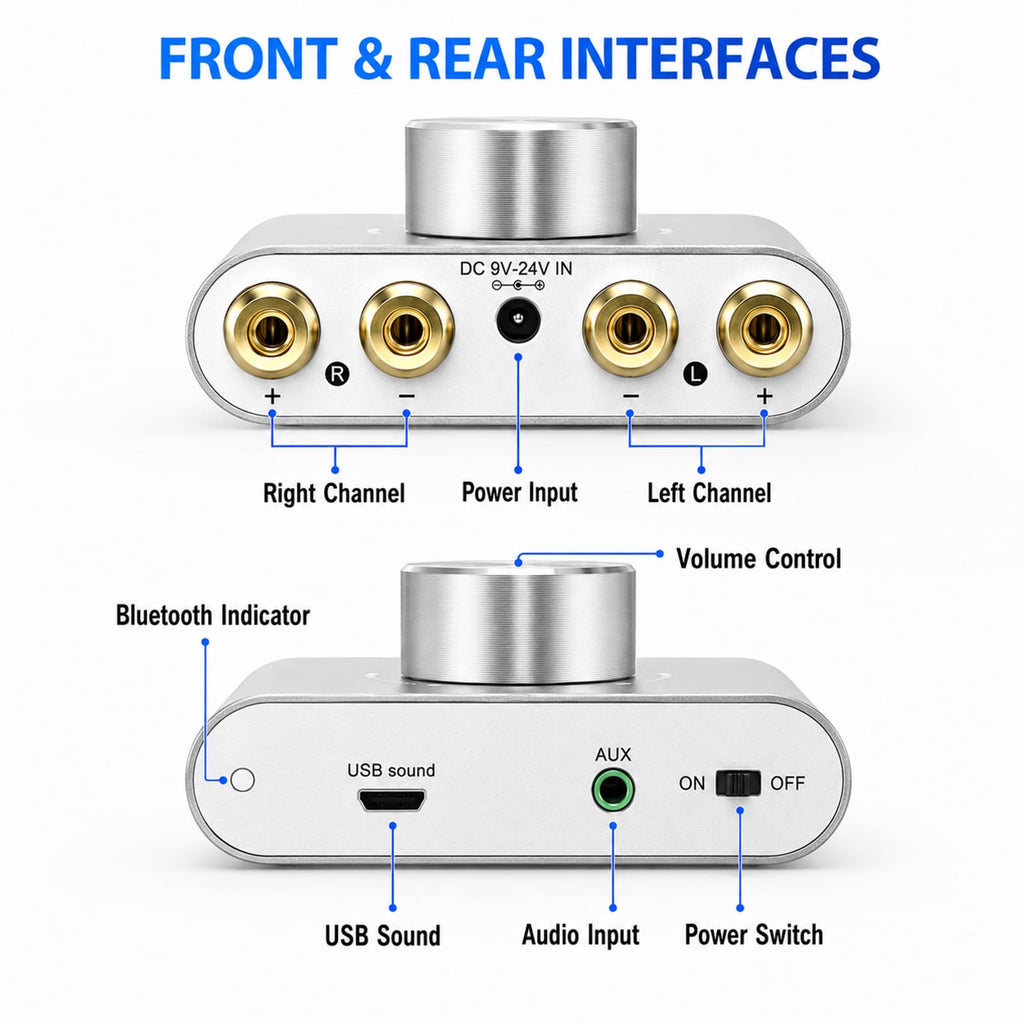 Bluetooth 5.0 Mini Power Amplifier P899800