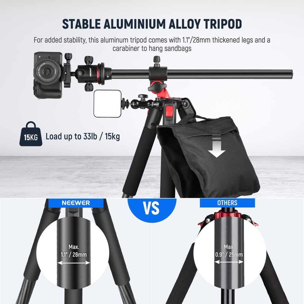 72 Inch Camera Tripod Monopod with Ball Head R50611
