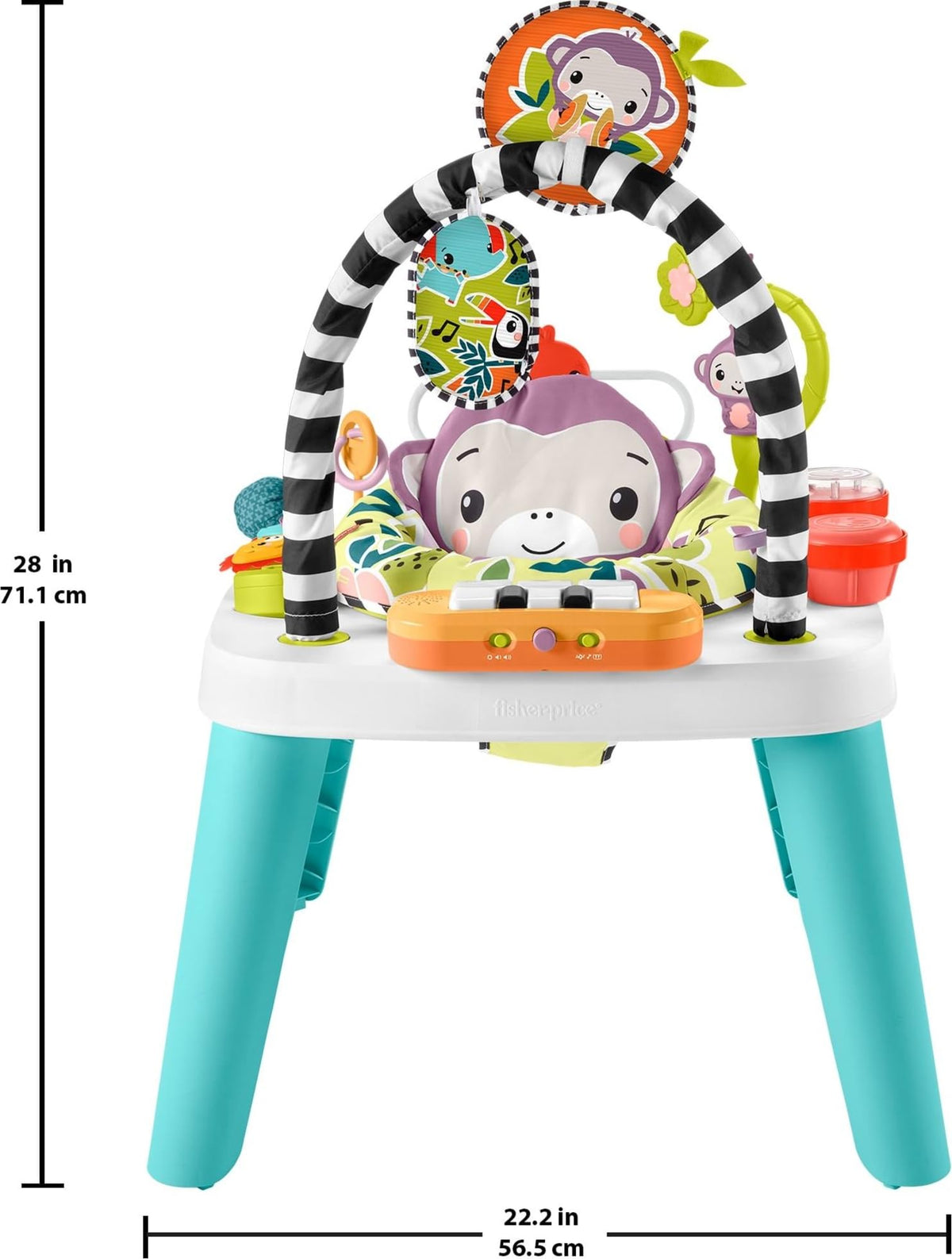 Purple Monkey Musical Activity Center Baby Toy T370595