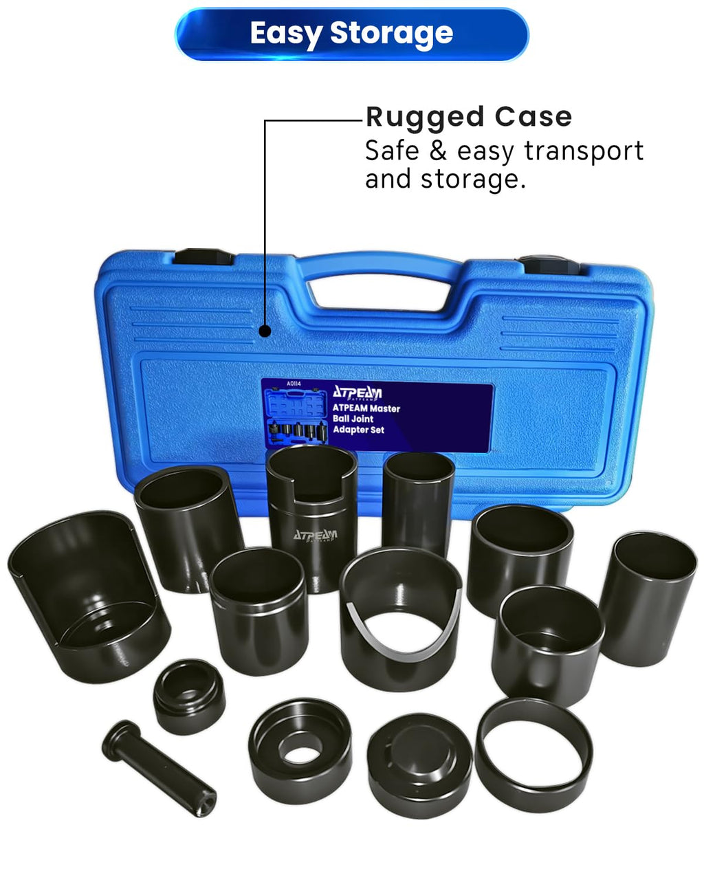 14pcs Ball Joint Service Adapter Set E156