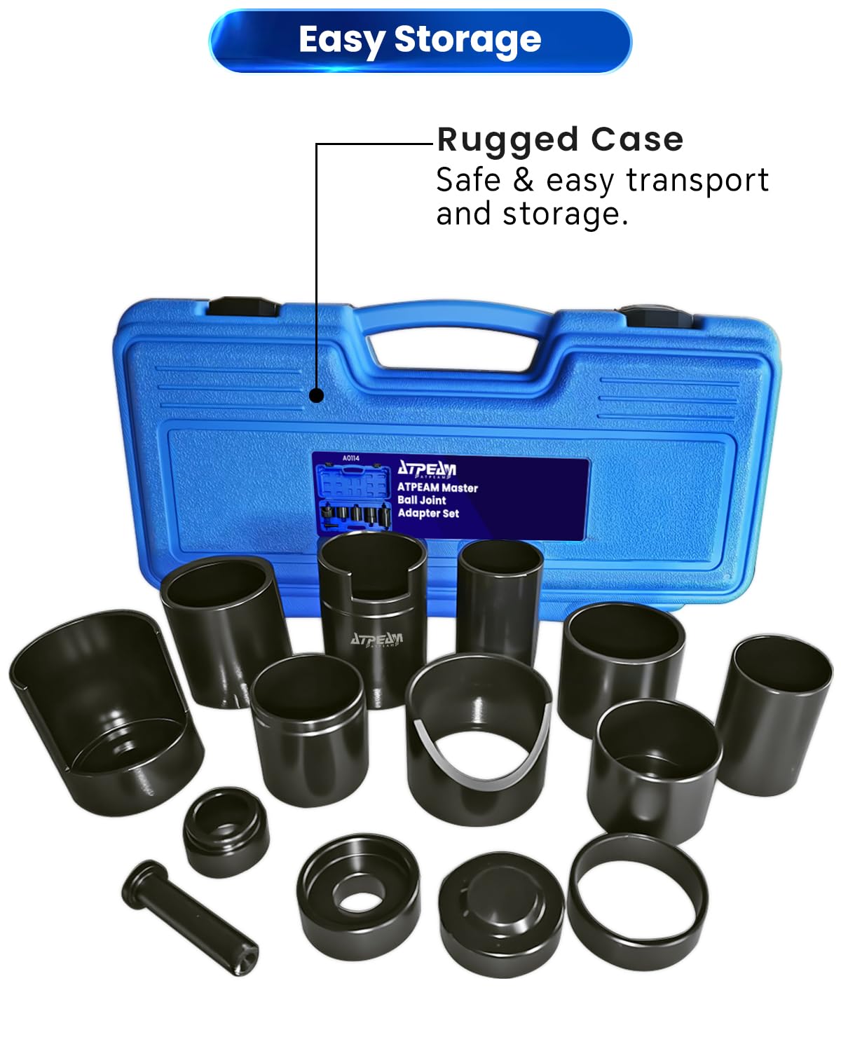 14pcs Ball Joint Service Adapter Set E156