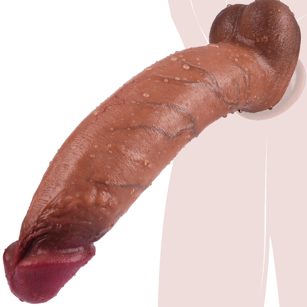 12 Inch Realistic Silicone Dildo V382856
