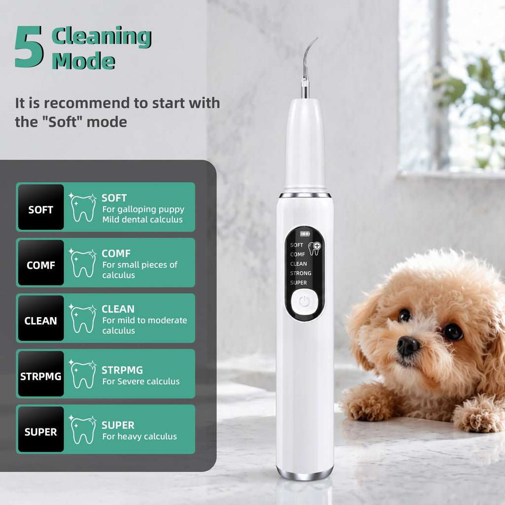 Ultrasonic Dog Teeth Cleaning Kit with LED Light E155248