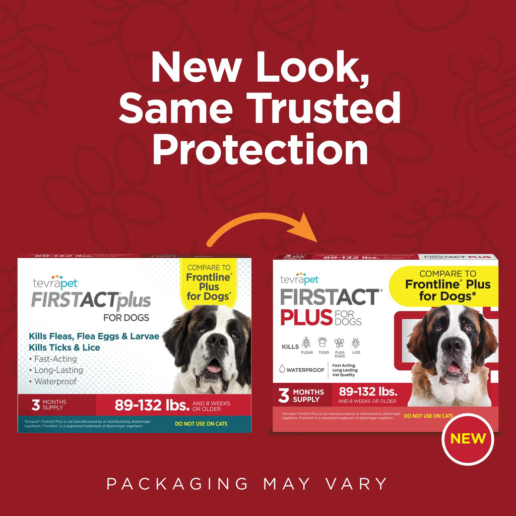 Flea Treatment for Dogs 89+ lbs 3 Doses S3760
