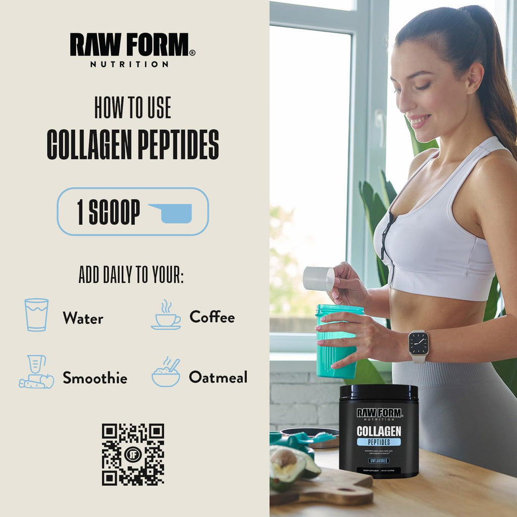 Collagen Peptides Powder 1LB Unflavored Grass-Fed Hydrolyzed P580