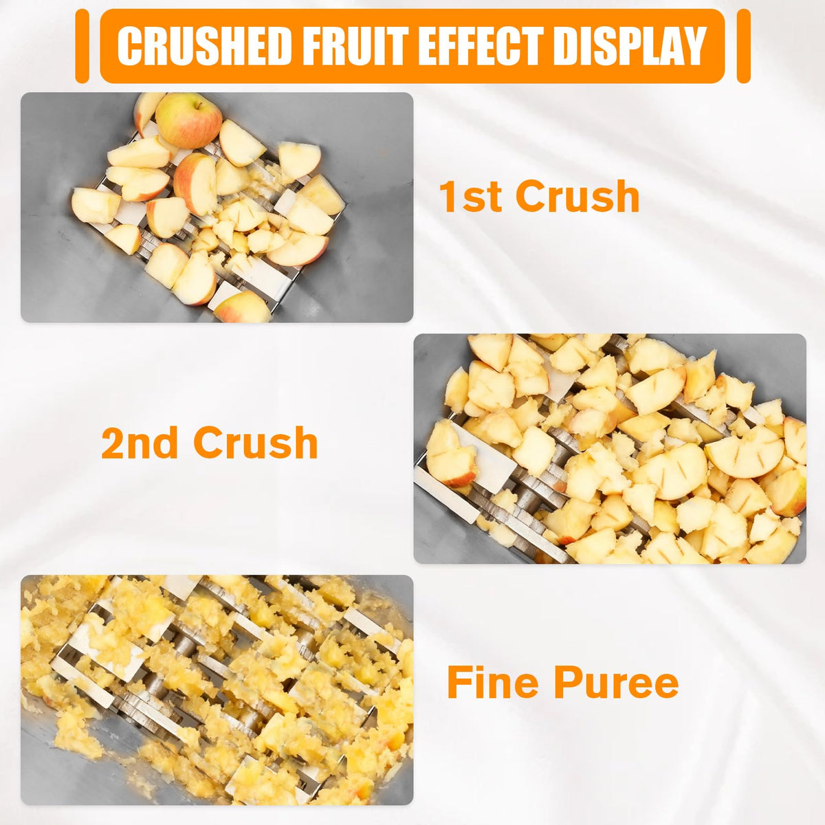 4L Stainless Steel Electric Fruit Crusher N4684