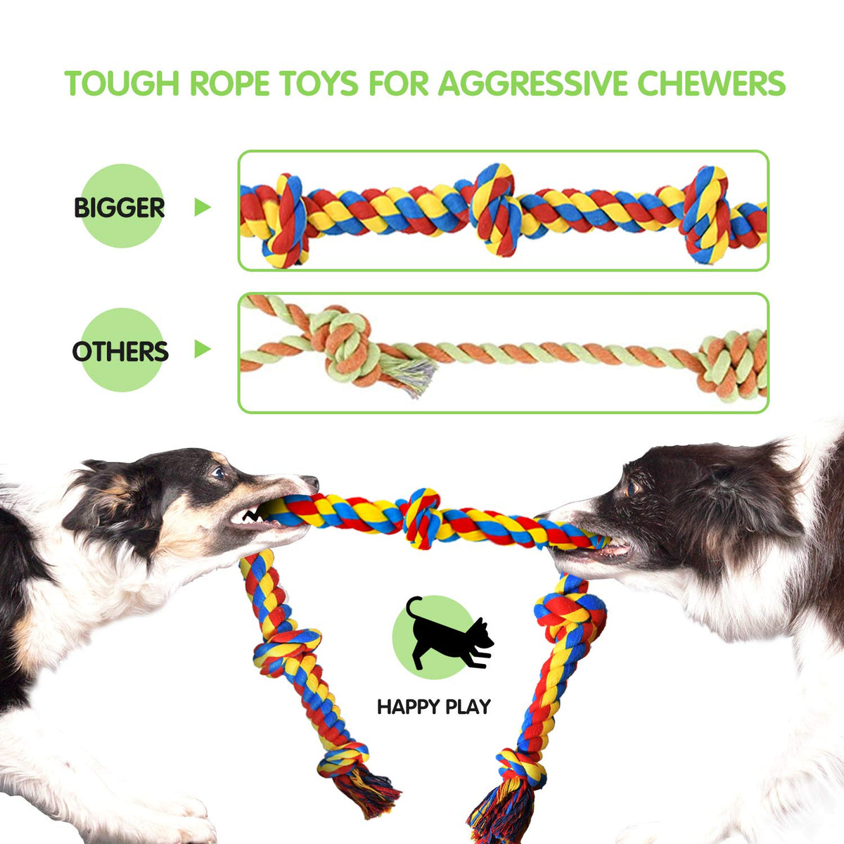 9 Pack Dog Rope Toys M111494