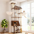 Wooden Cat Tree with Large Platforms A240