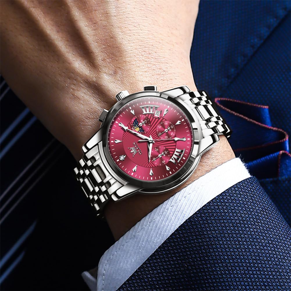 Waterproof Stainless Steel Chronograph Watch E3003