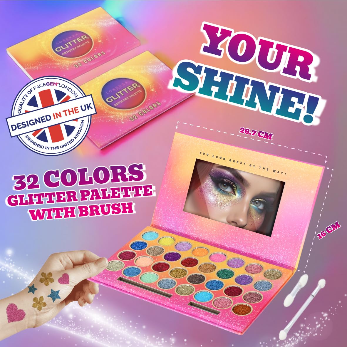 Glitter Eyeshadow Palette W780434