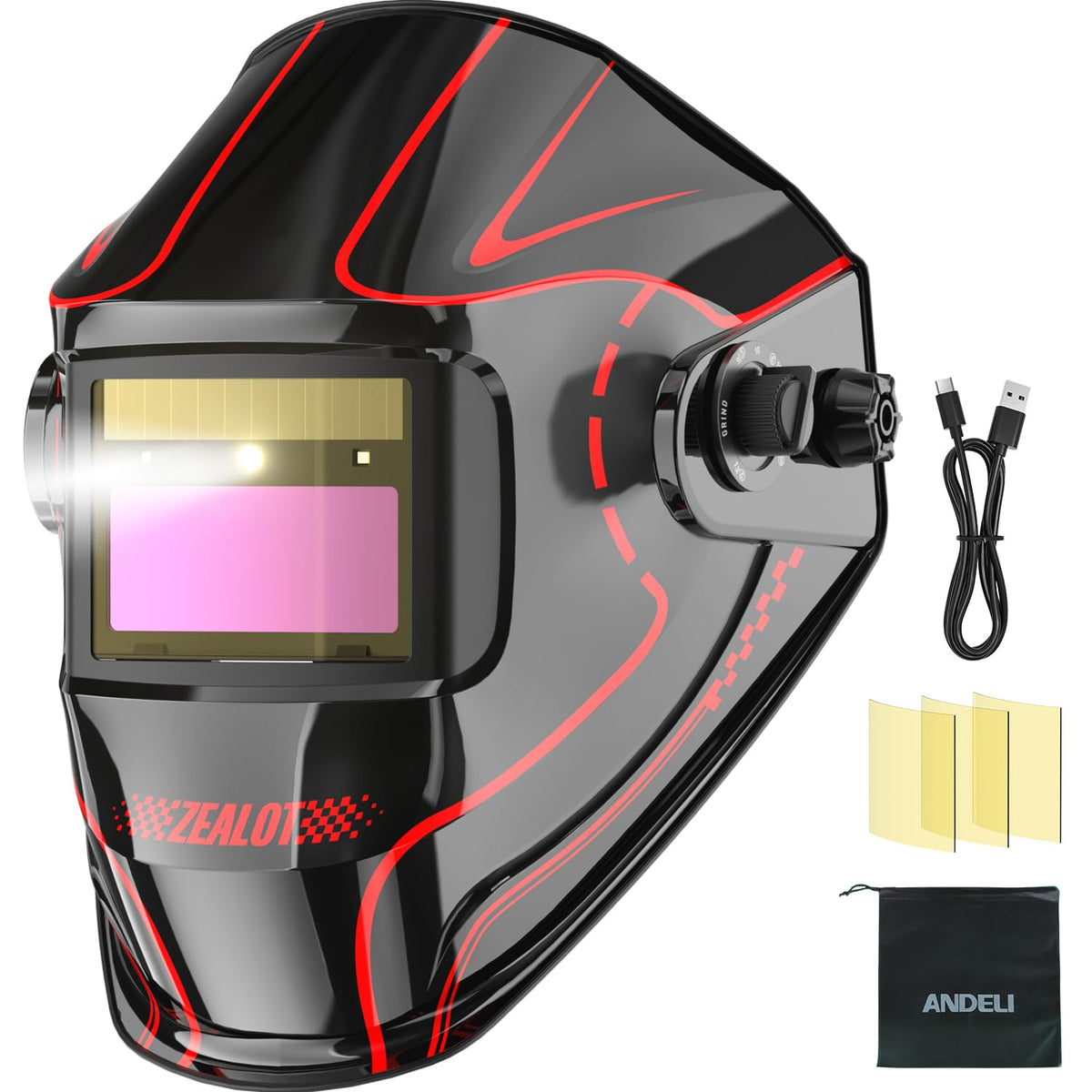 Auto Darkening Welding Helmet K202