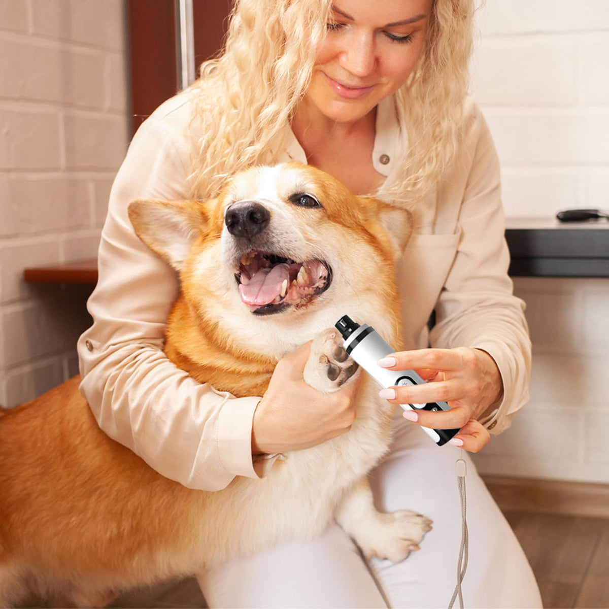 Silent Rechargeable Electric Pet Nail Grinder X6949