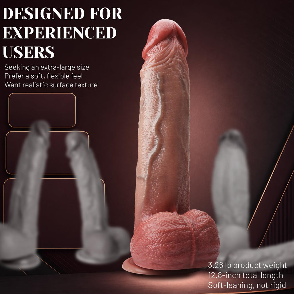12.6 Inch Dual Density Dildo L728