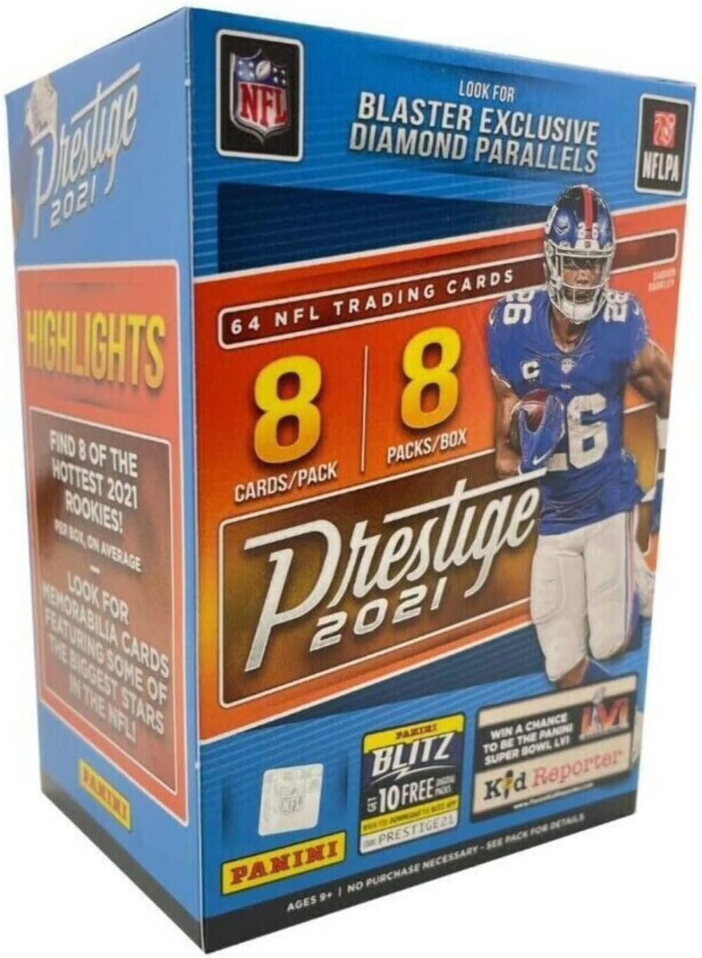 2021 Panini Prestige NFL Football Blaster Box 64 Cards I634622
