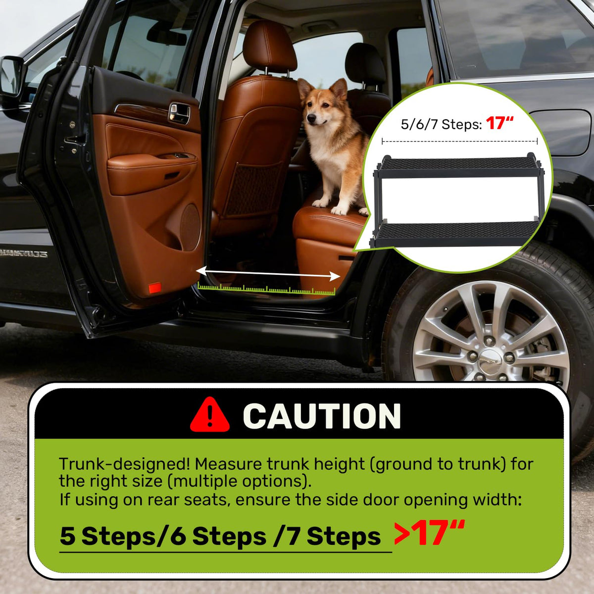 Foldable Dog Steps 7-Step F445