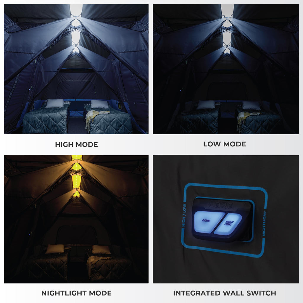 Instant Cabin Tents with LED Lights A9755