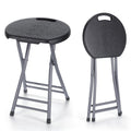 2 Pack 18-Inch Folding Stools with Handle K5612
