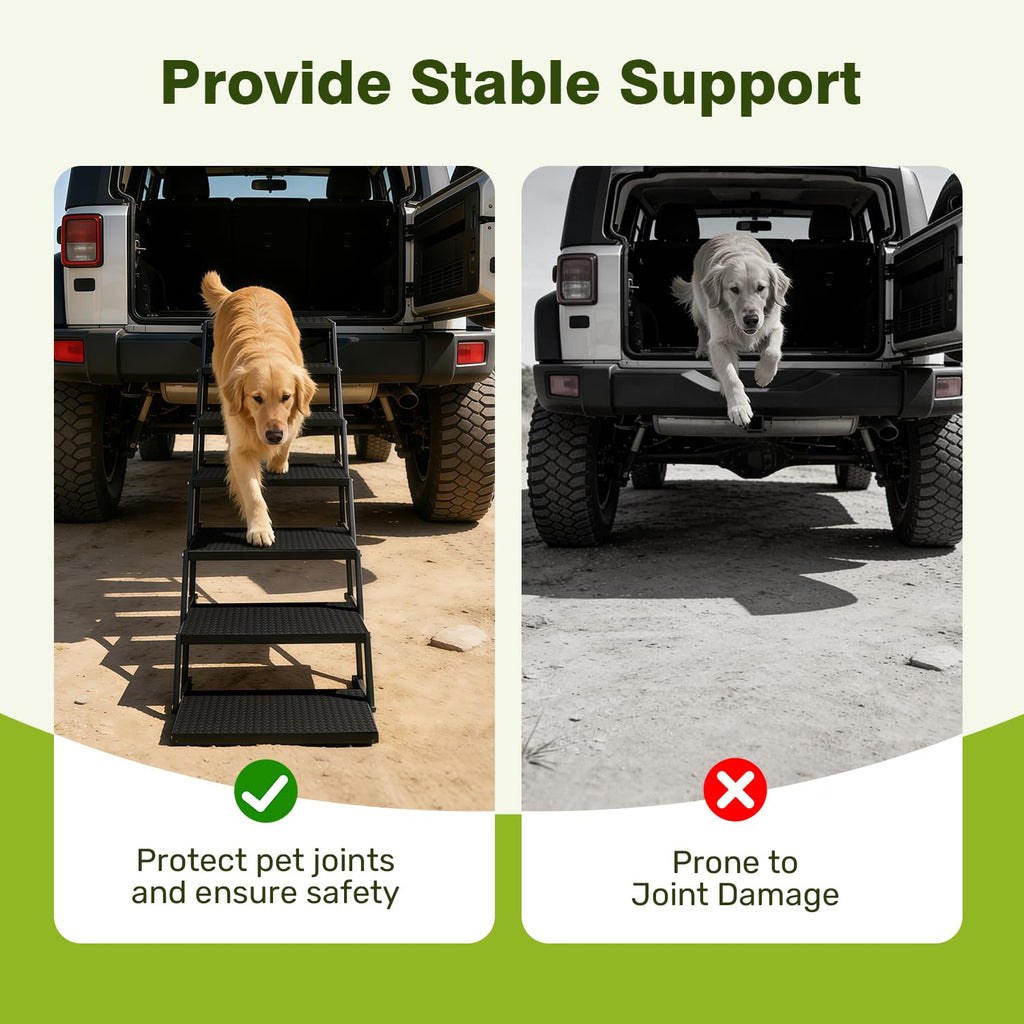 Foldable Dog Steps 7-Step F445