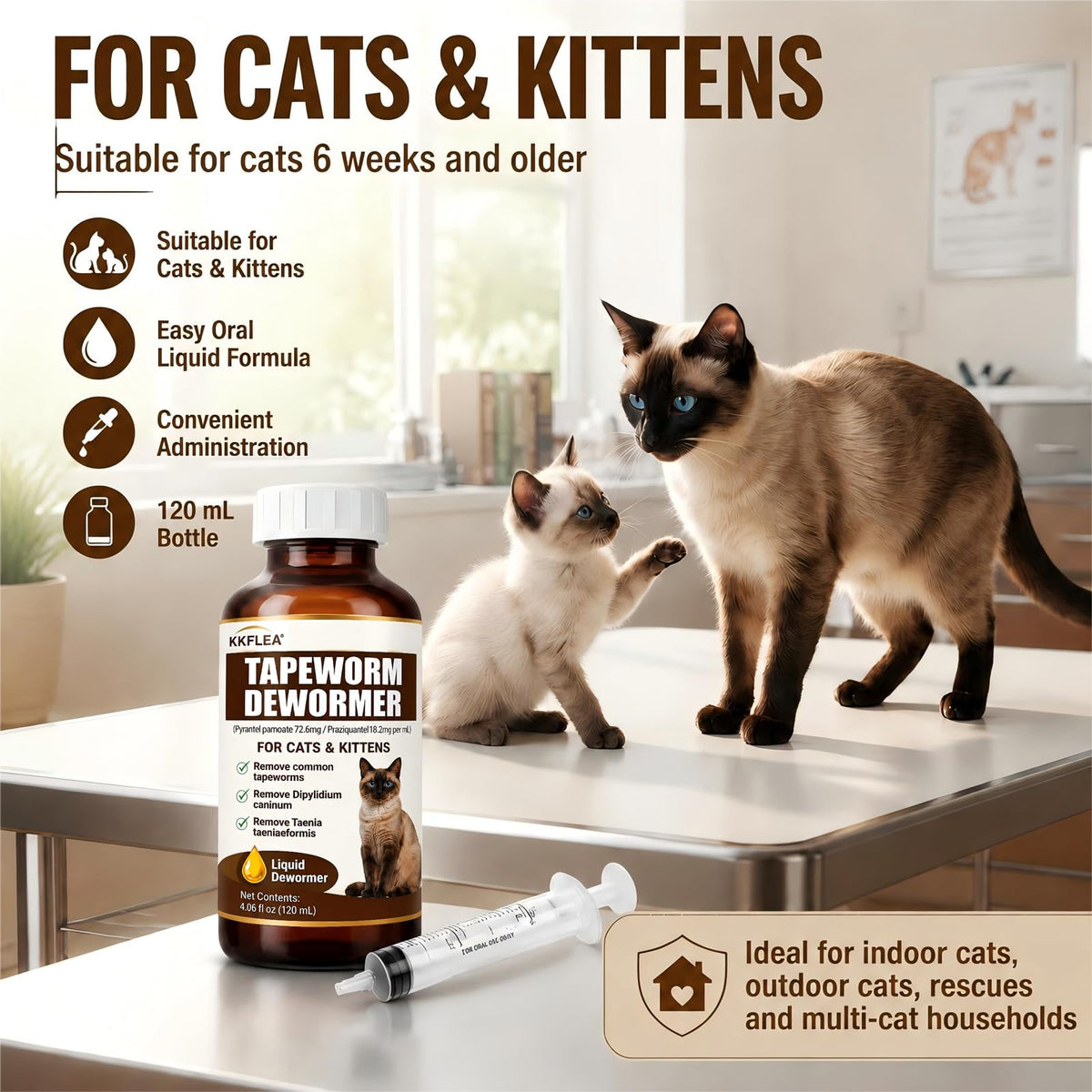 Liquid Cat Dewormer 120ml R786886