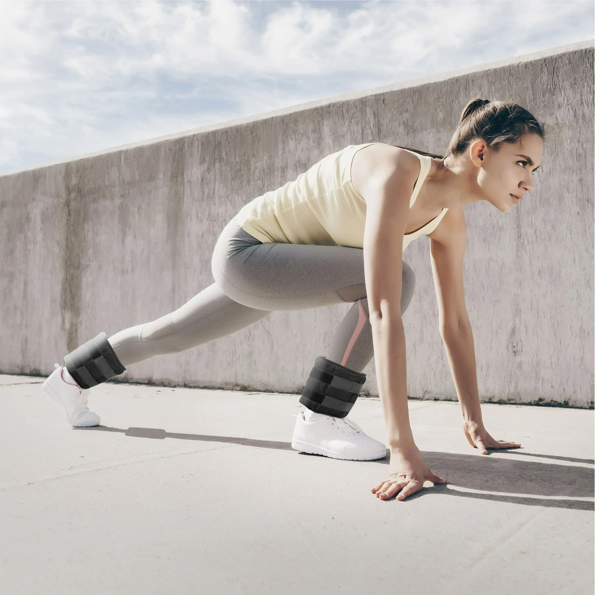 Adjustable Ankle and Wrist Weights, 10 lbs Each, 1 Pair F32189