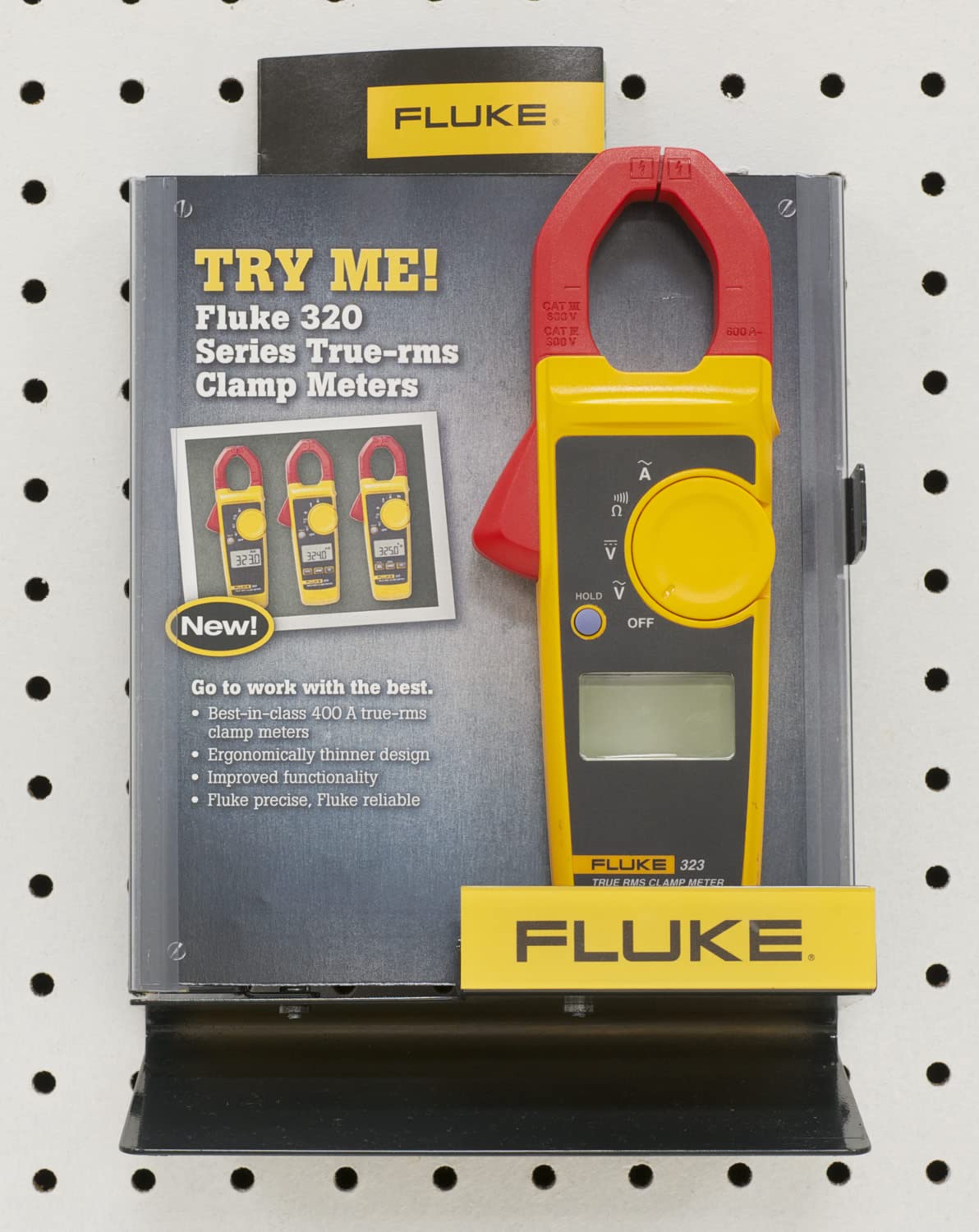 Clamp Meter, Measures AC Current to 400 A & AC/DC Voltage to 600 V R52171