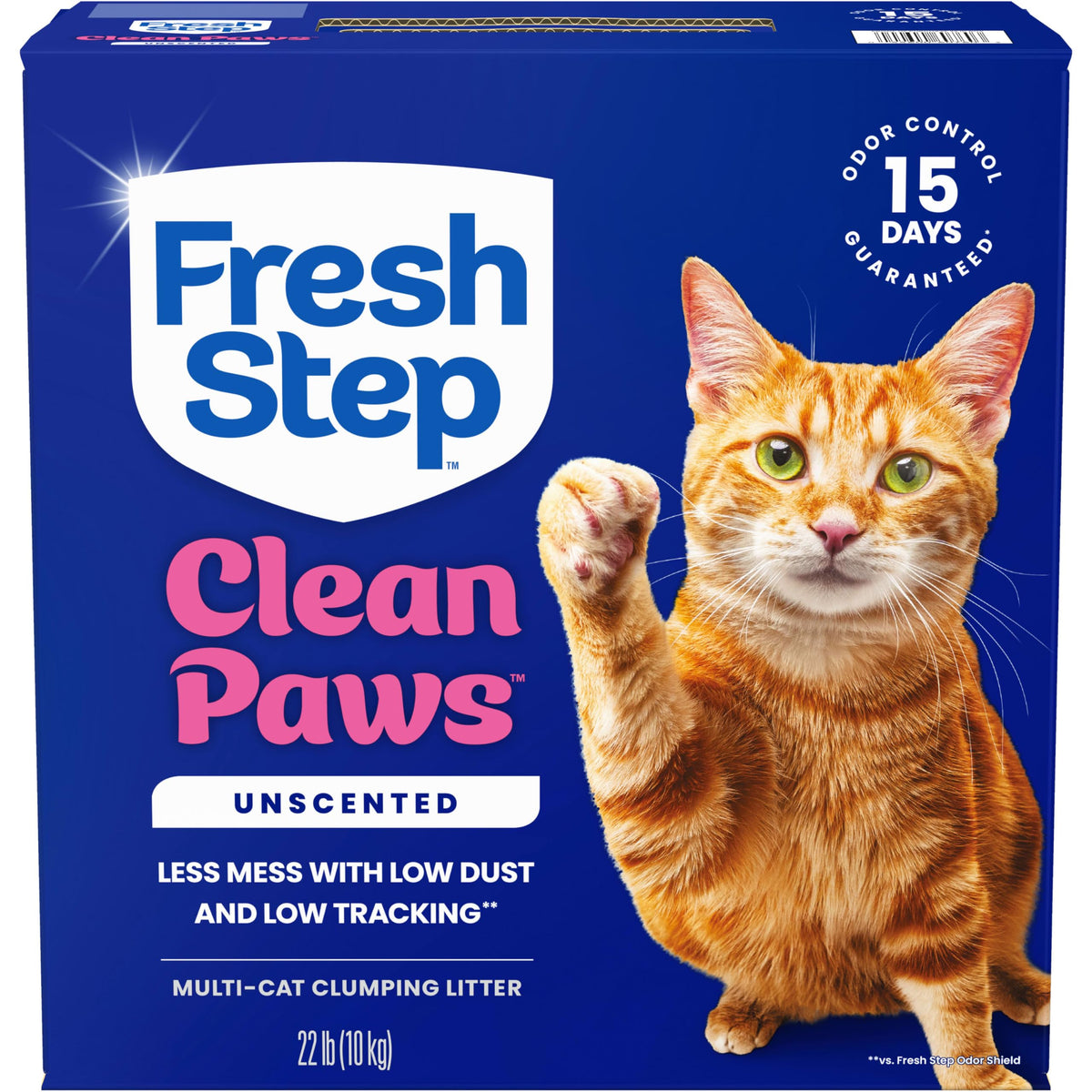 Multi Cat Clumping Litter, Unscented, 22 lb. Box V655