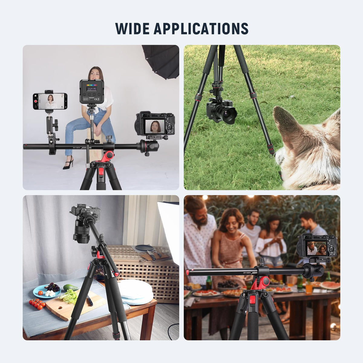 72 Inch Camera Tripod Monopod with Ball Head R50611