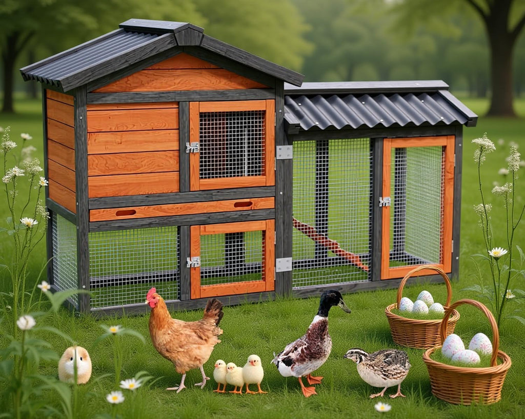 Wooden Chicken Coop O24767