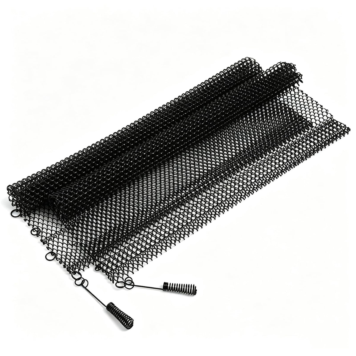 Black Spark Guard Mesh Curtain 2Pcs E5611
