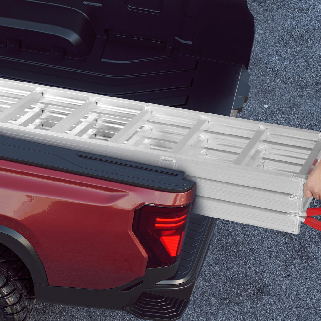 69" L x 50" W Tri-Fold Aluminum ATV Loading Ramp 1500lb Capacity C712