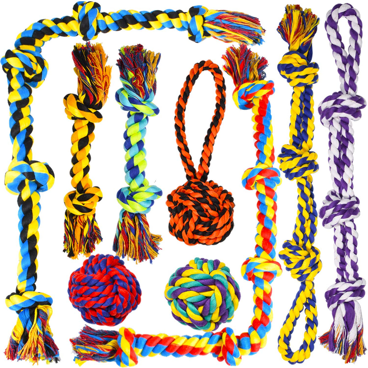 9 Pack Dog Rope Toys M111494