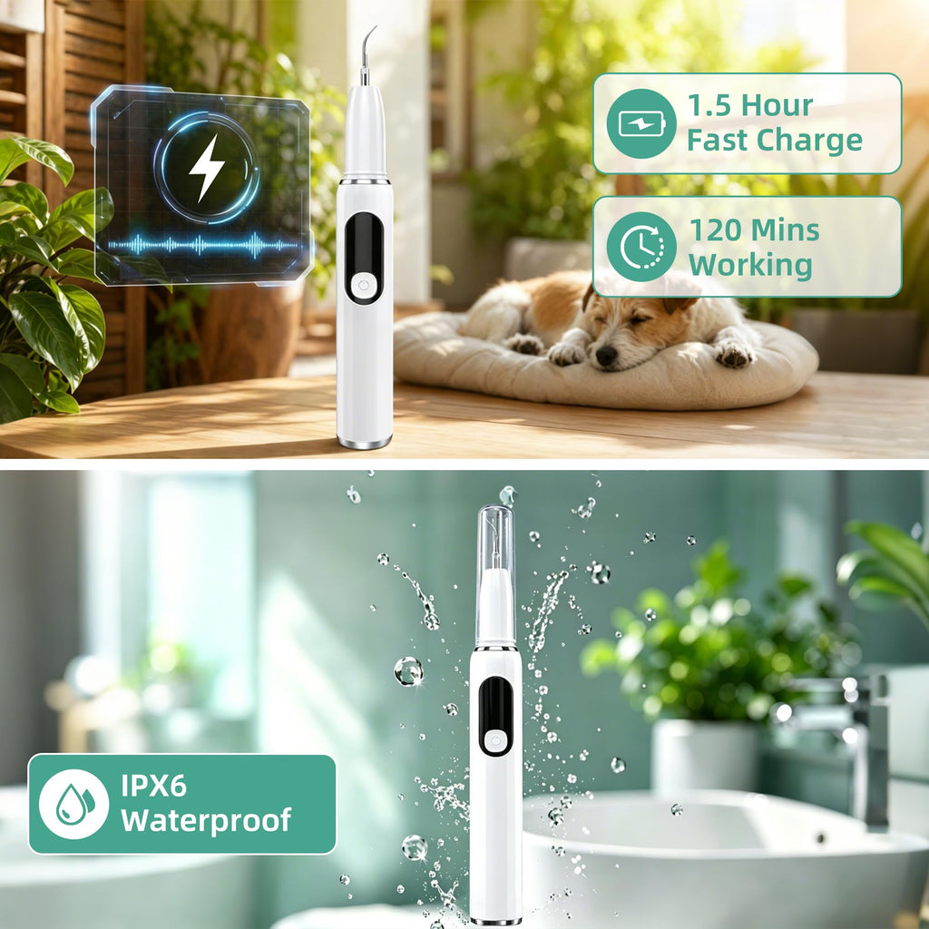 Ultrasonic Dog Teeth Cleaning Kit with LED Light E155248