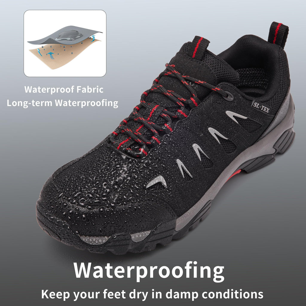 Men's Waterproof Lightweight Low Top Hiking Shoes U45323