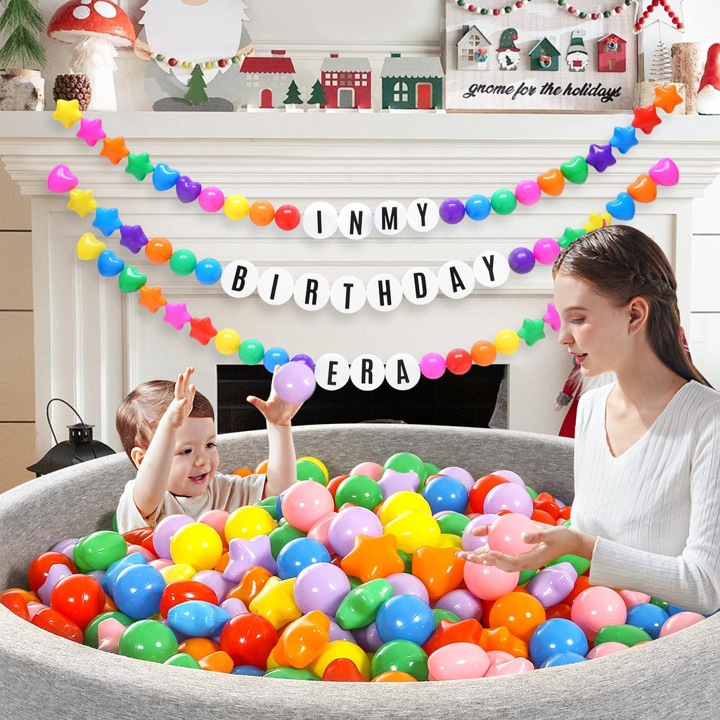100 200 500 Plastic Balls for Toddlers Phthalate Free BPA Free Non-Toxic Crush Proof Z783