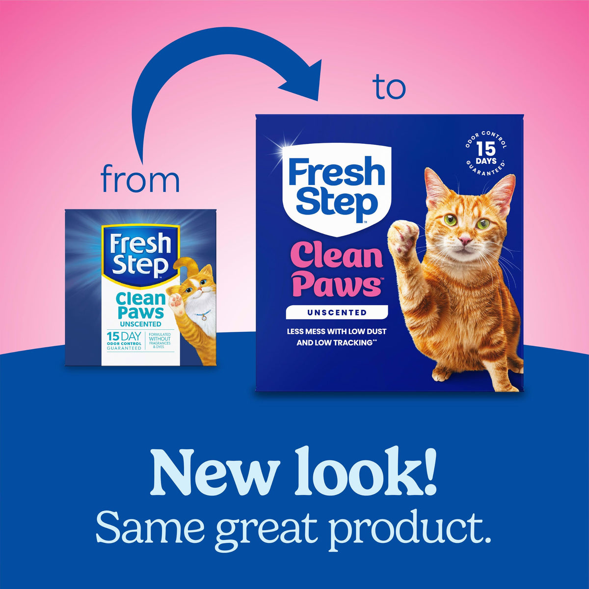 Multi Cat Clumping Litter, Unscented, 22 lb. Box V655
