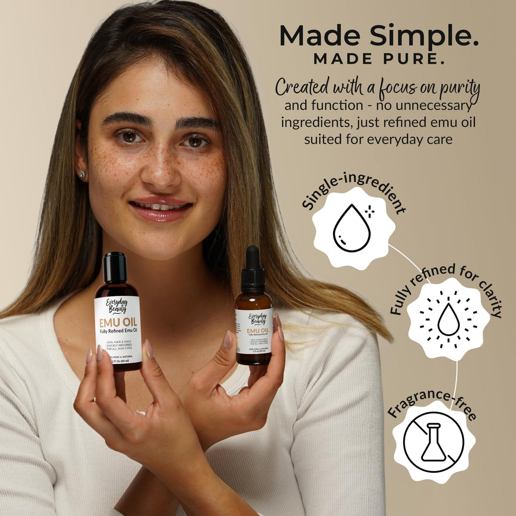 Australian Emu Oil 6X Refined 2 Fl Oz Q1465