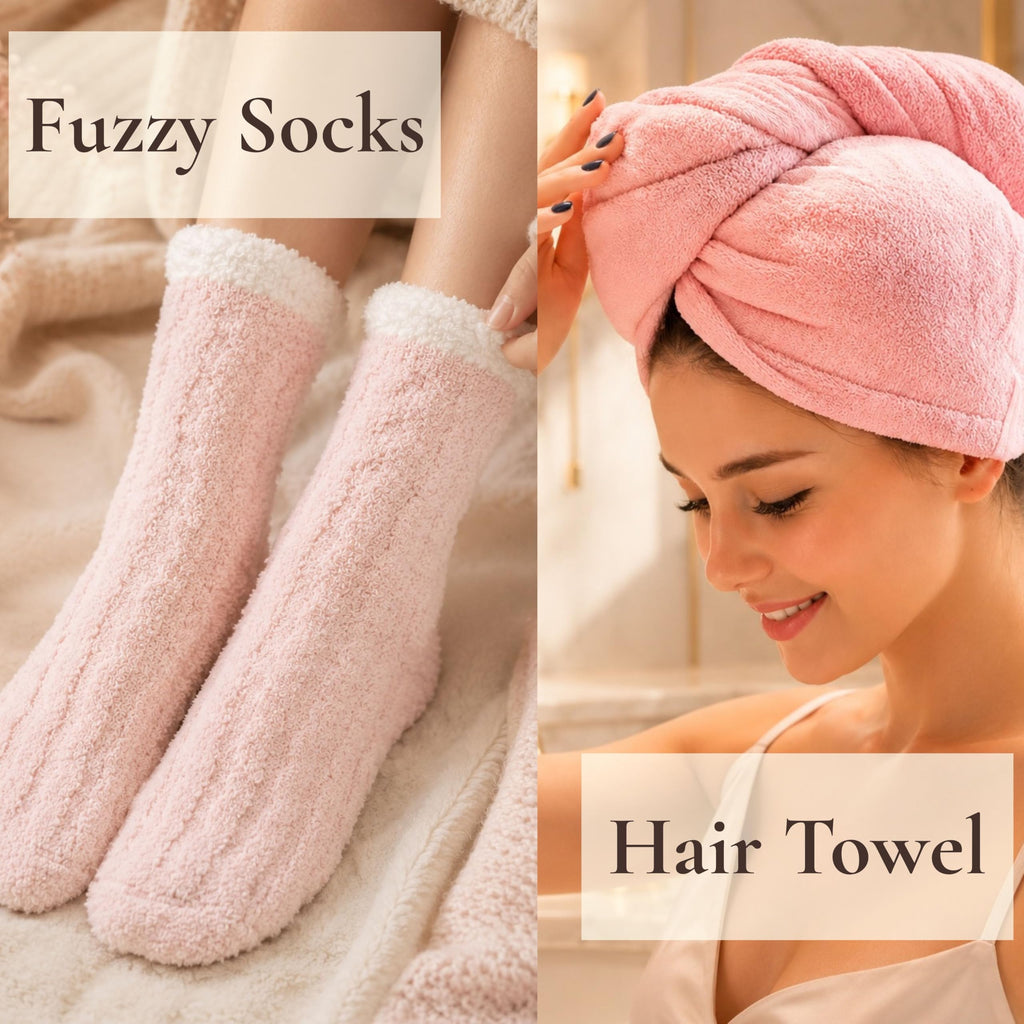 11pc Pink Spa Gift Set with Gua Sha and Sleep Mask H83744