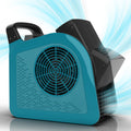 Blue 355CFM 3 Speed Air Mover Blower Fan with 2 Outlets J5381