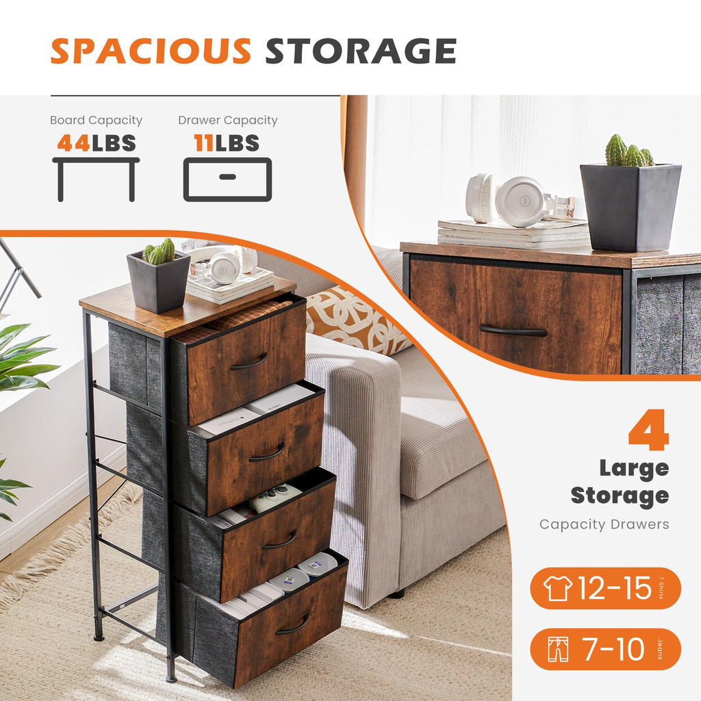 4 Drawer Dresser X8205