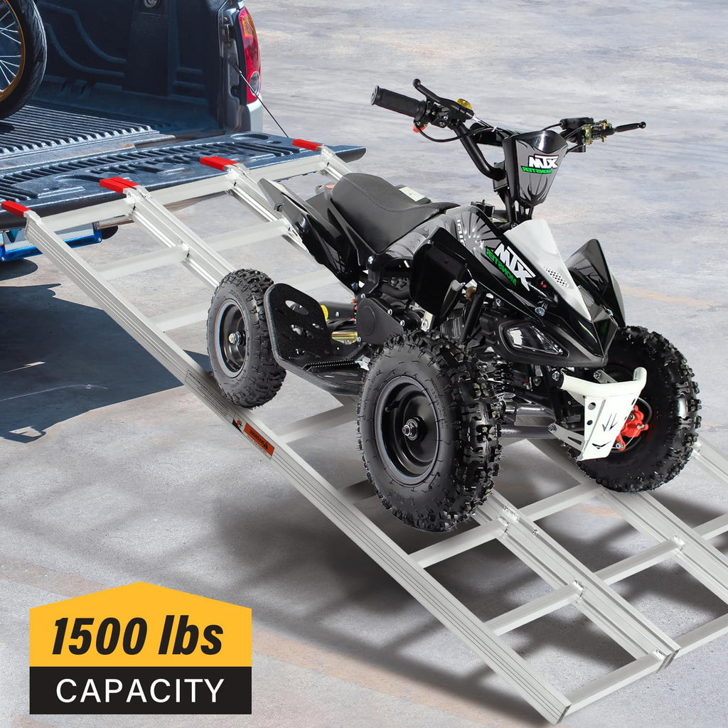 69" L x 50" W Tri-Fold Aluminum ATV Loading Ramp 1500lb Capacity C712