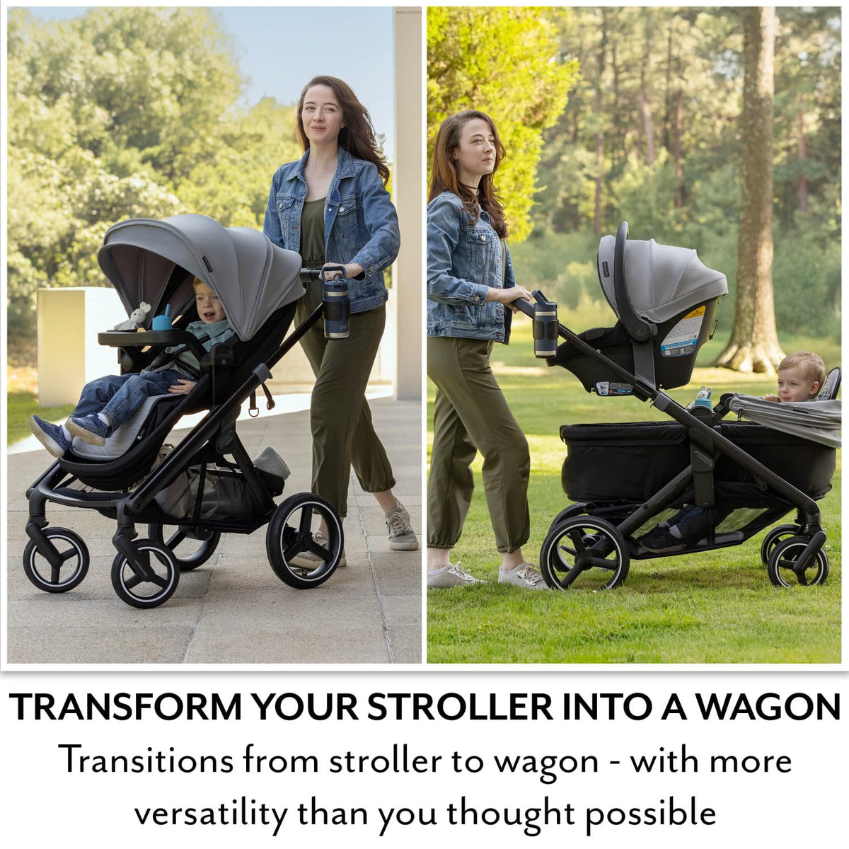 Stroller to Wagon Travel System with Car Seat P746