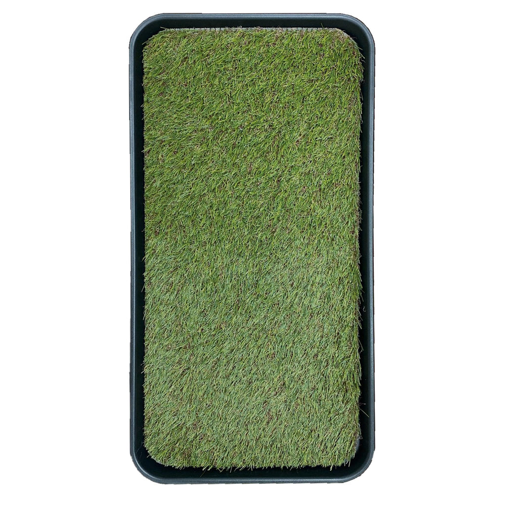 Artificial Grass Puppy Potty Training Pad with Tray, 15" x 30" Reusable U30343