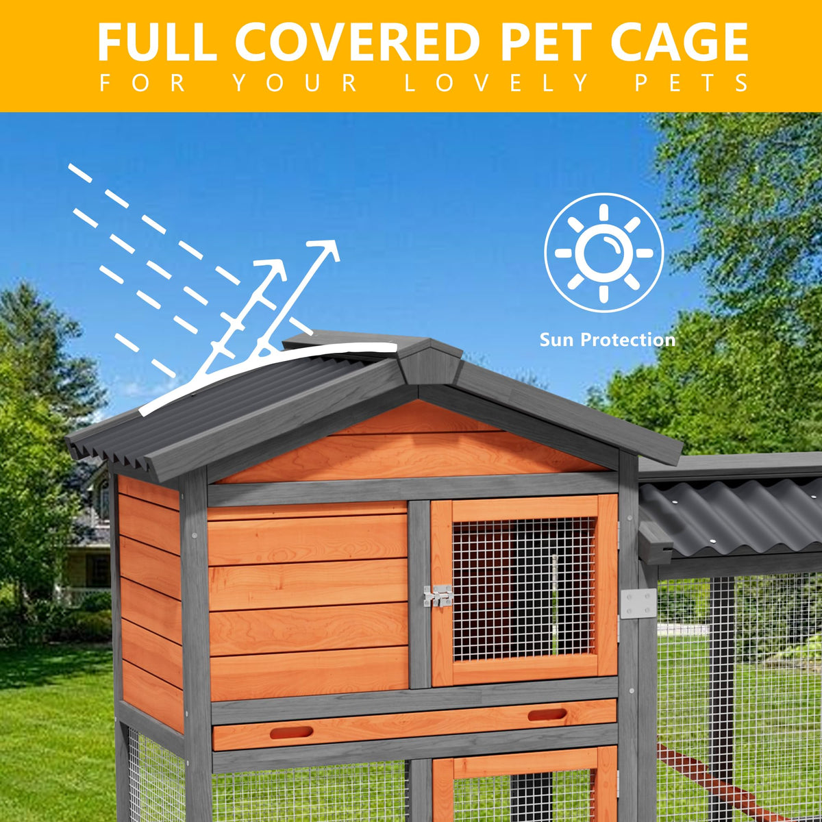 Wooden Chicken Coop O24767